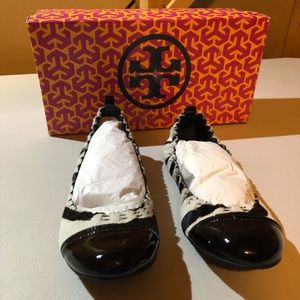 Tory Burch Zebra Ballet Flats